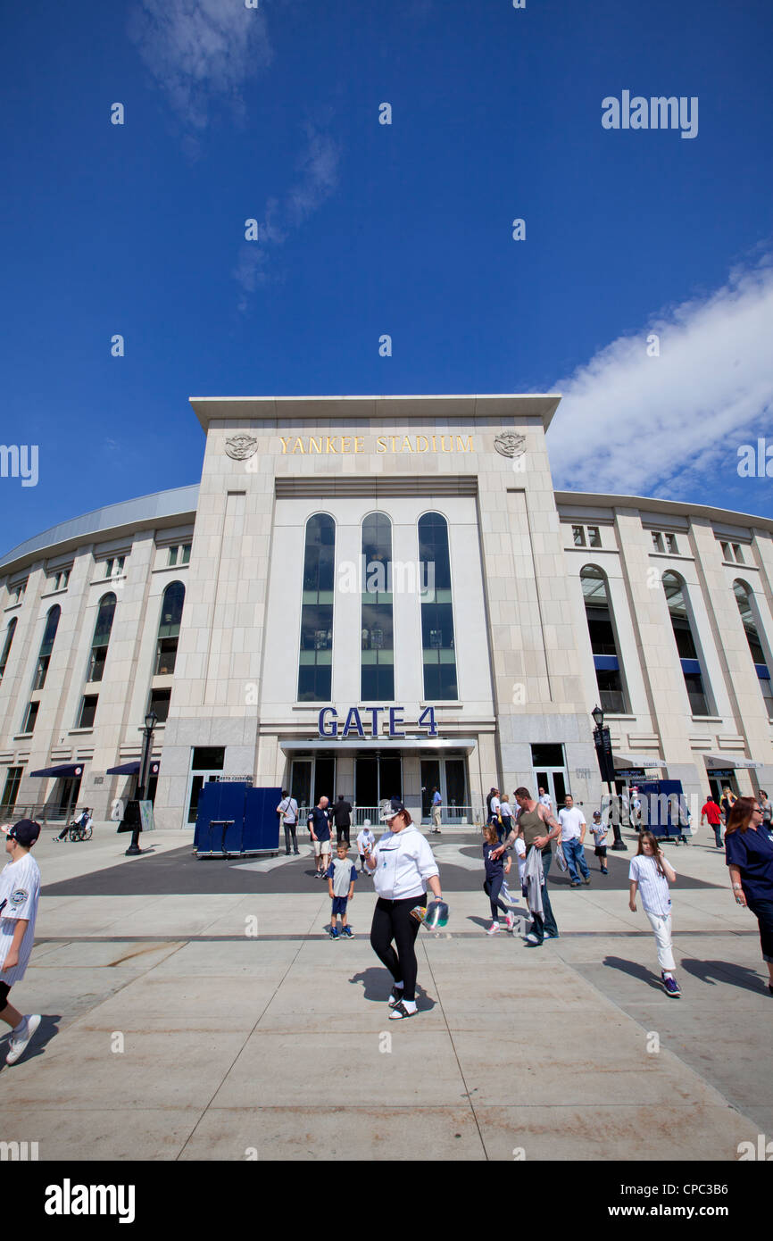 The Yankees are at home playing against the Seattle Mariners on Mothers Day, May 13, 2012 at Yankee Stadium in NYC Stock Photo
