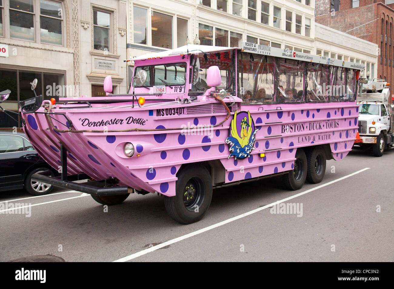 Boston MA duck boat tours Stock Photo Alamy