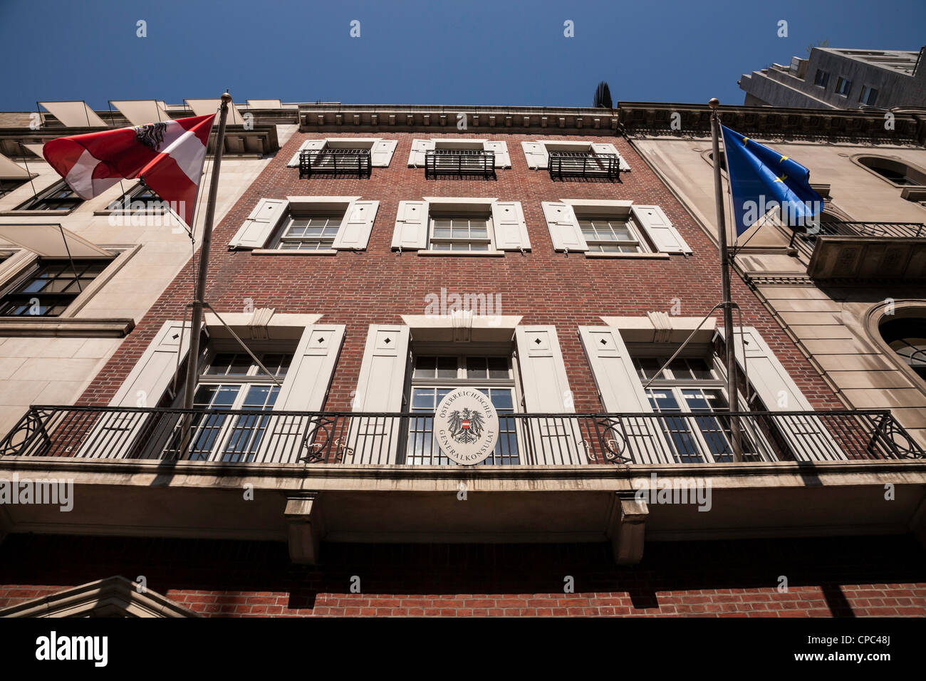 Austrian Consulate General, NYC Stock Photo