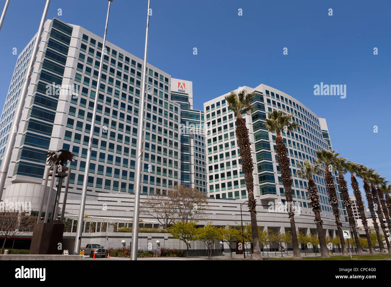 Adobe headquarters building in San Jose, California Stock Photo
