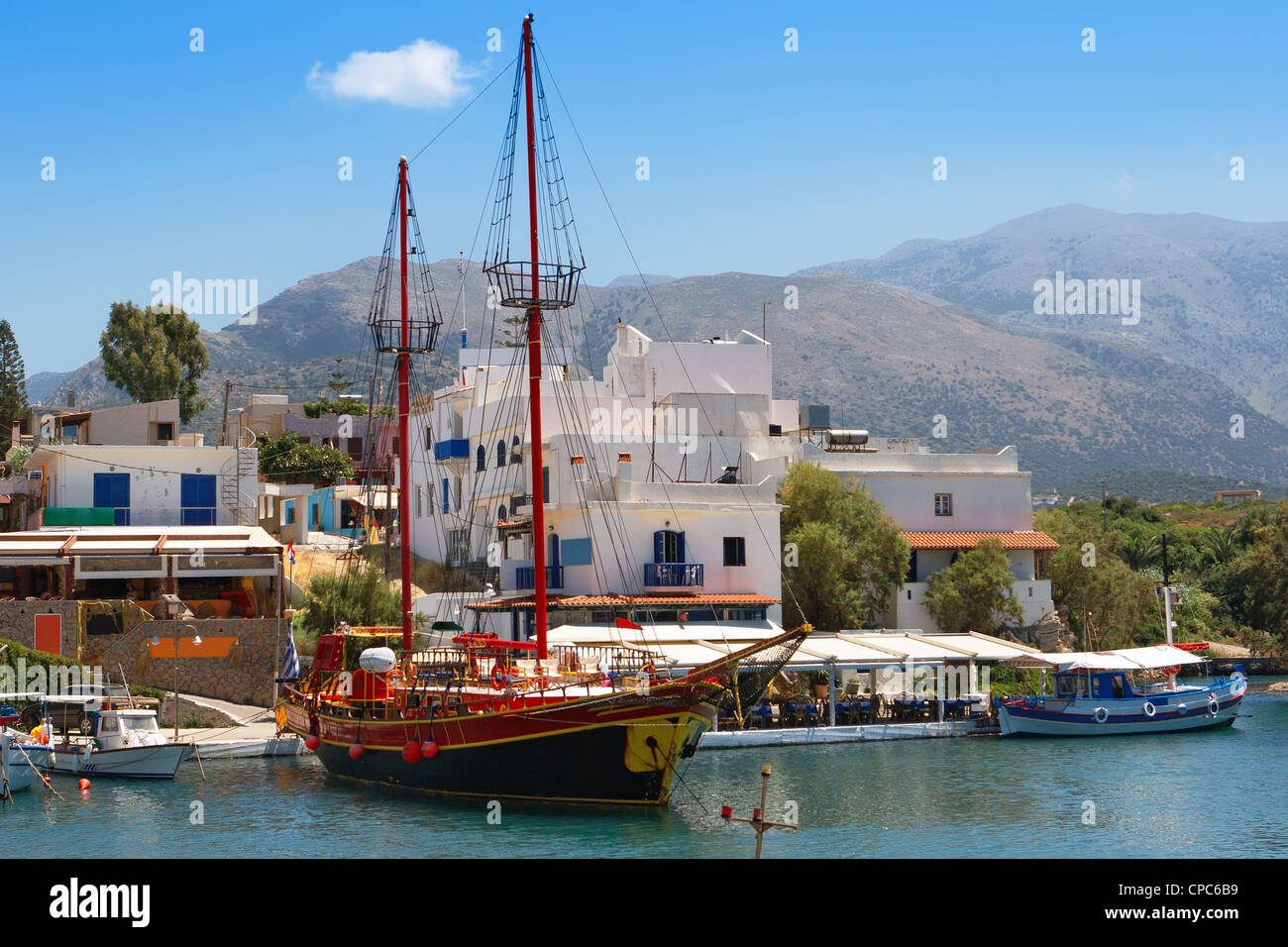 Sissi. Crete Stock Photo