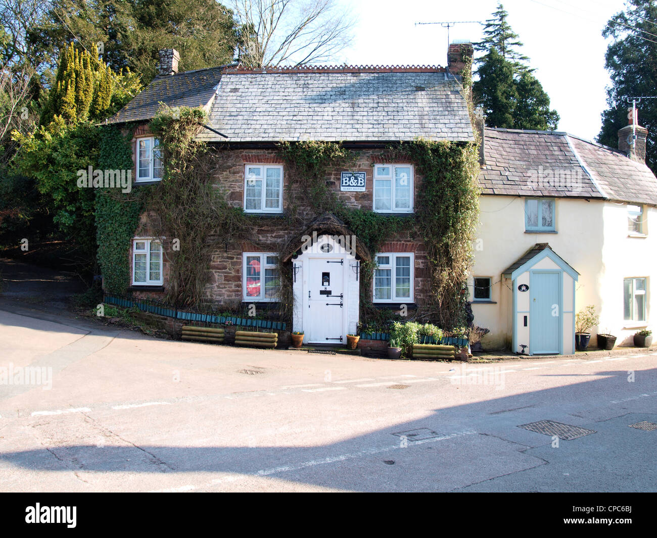 Pipers Cottage Bed and Breakfast, Hatherleigh, Devon, UK Stock Photo