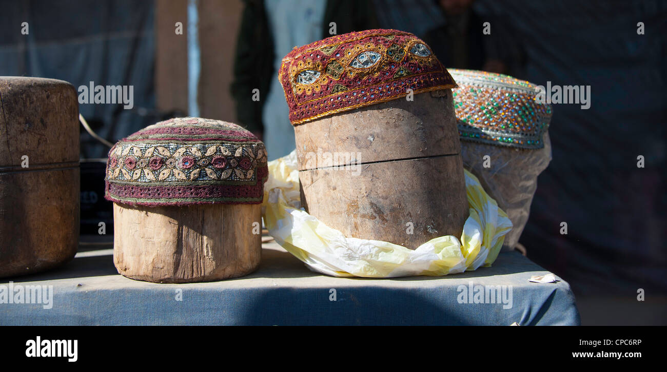 Traditional hats in Helmand, Afghanistan Stock Photo Alamy