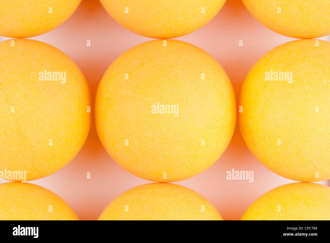 Orange table tennis balls Stock Photo Alamy