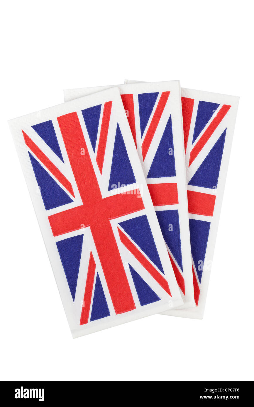 Packet of union jack pocket tissues hires stock photography and images