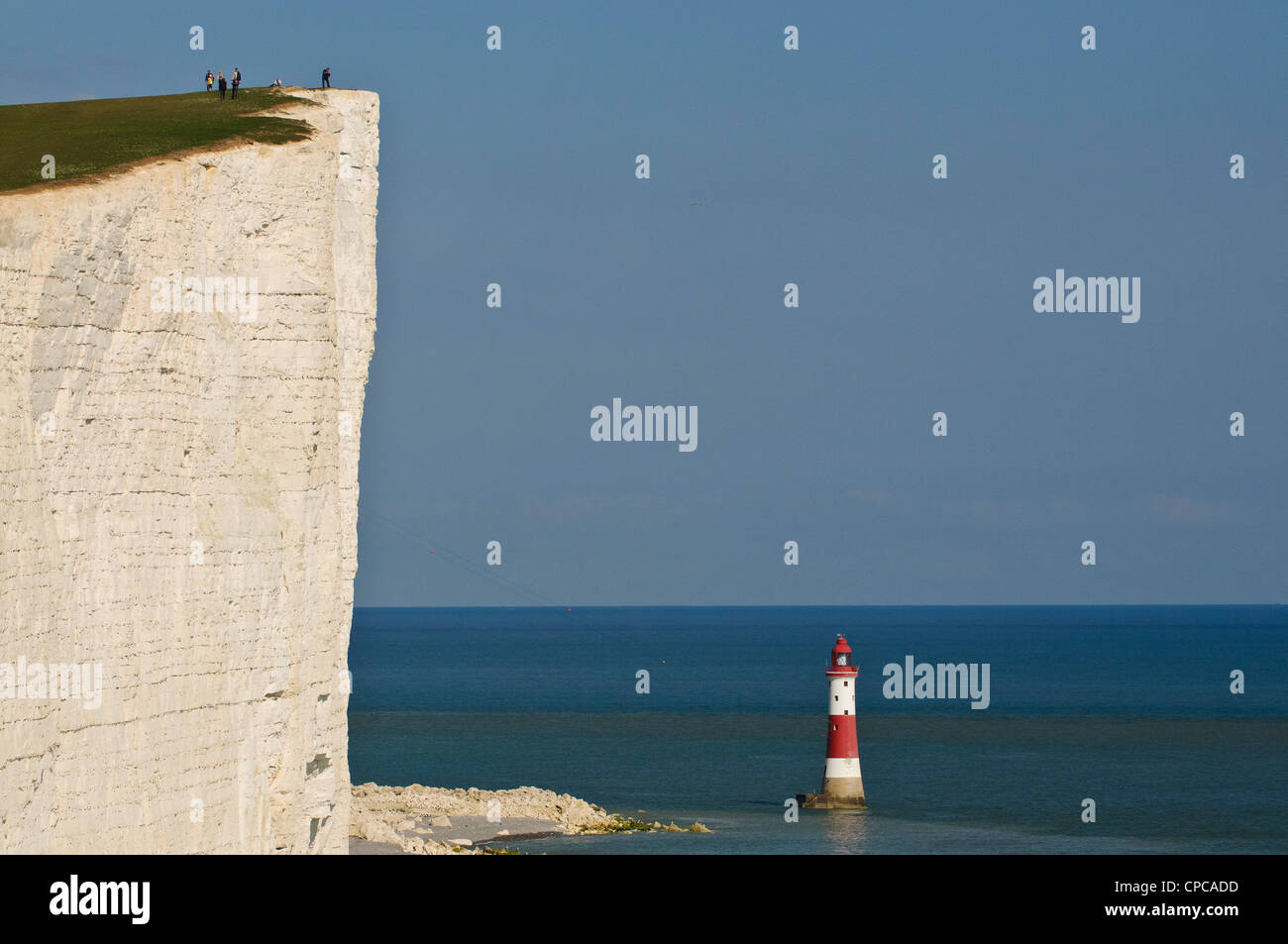 Beachy Head Lighthouse Overlooked By The 500 Feet High Beachy Head beachy-head-lighthouse-overlooked-by-the-500-feet-high-beachy-head