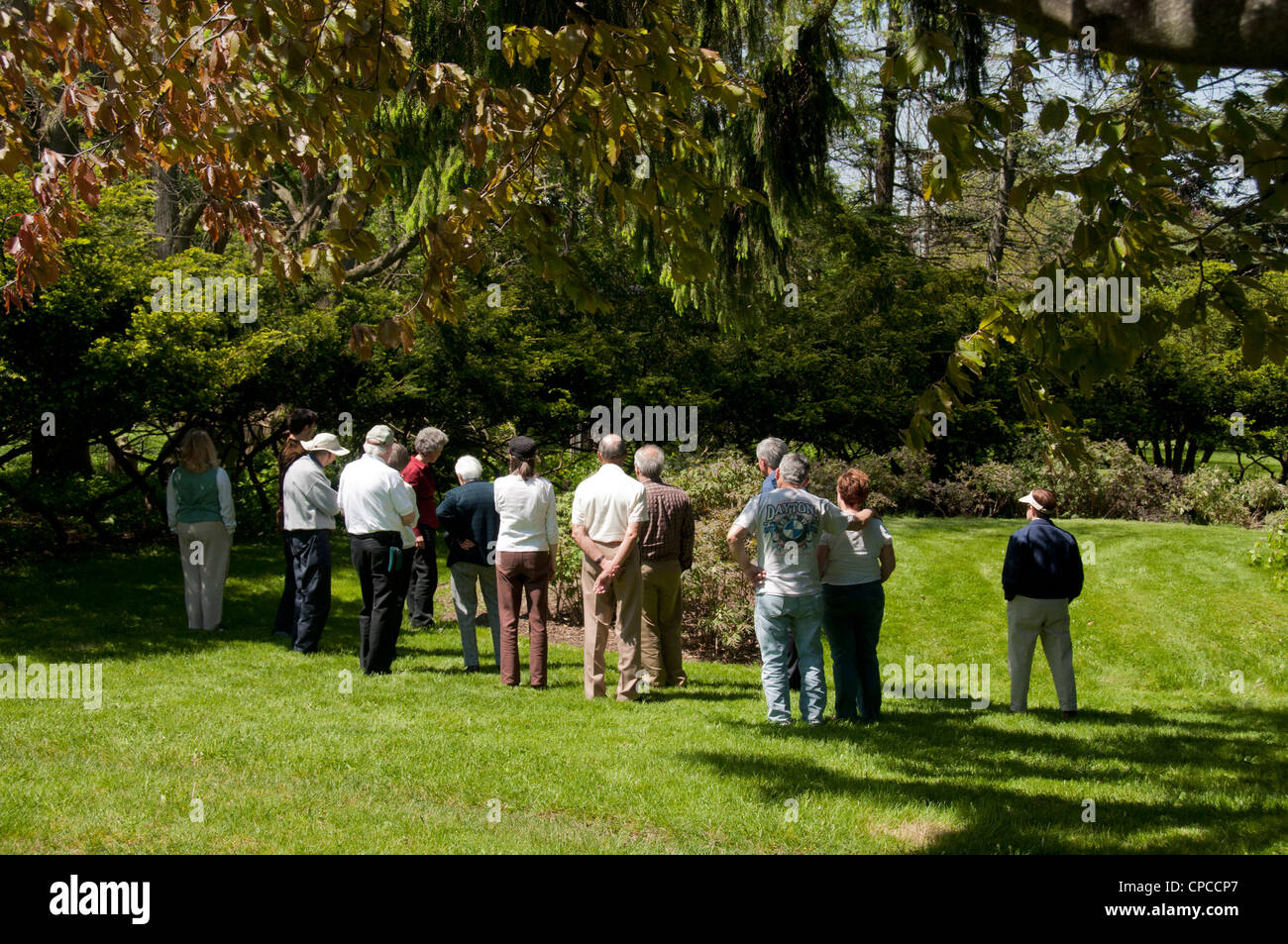 Guided nature tour Stock Photo Alamy