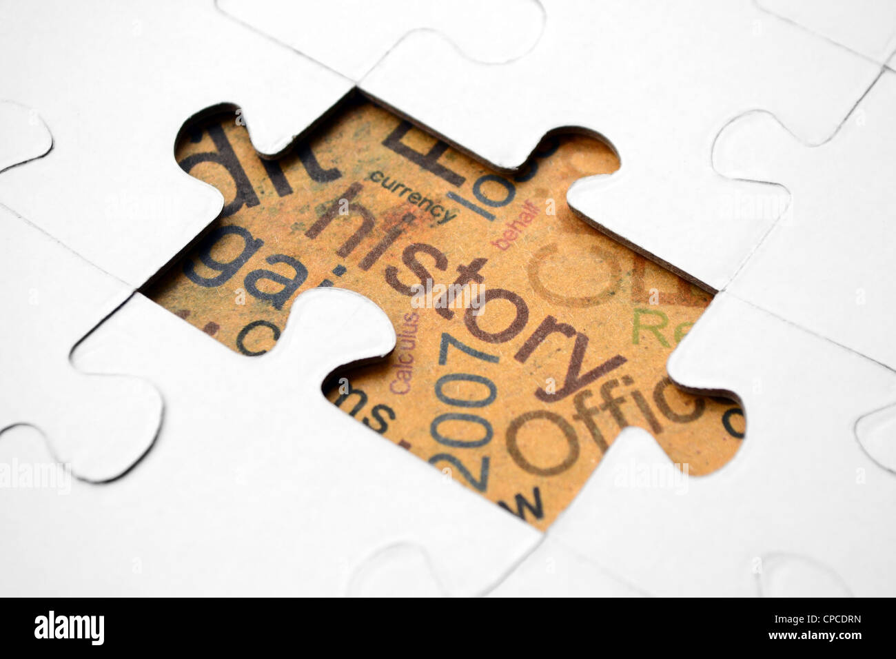 History puzzle concept Stock Photo Alamy