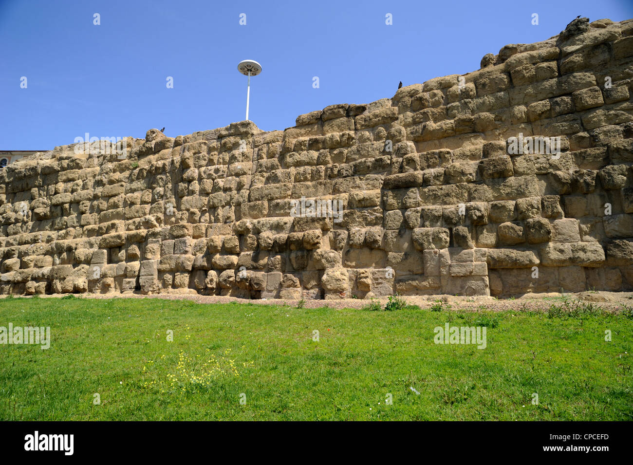 Italy, Rome, Servian Walls Stock Photo