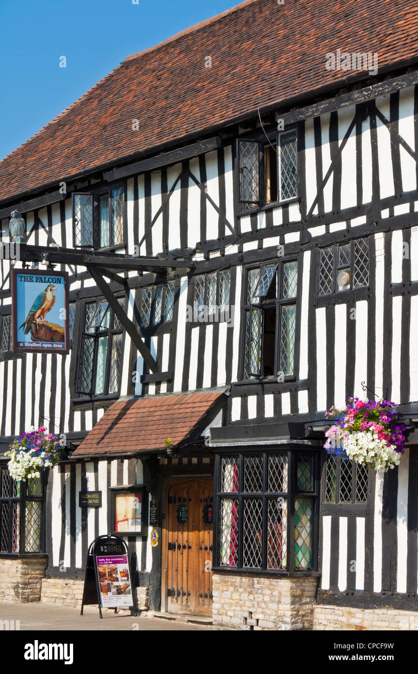 The Falcon Inn Stratford upon Avon city centre Warwickshire England UK GB EU Europe Stock Photo