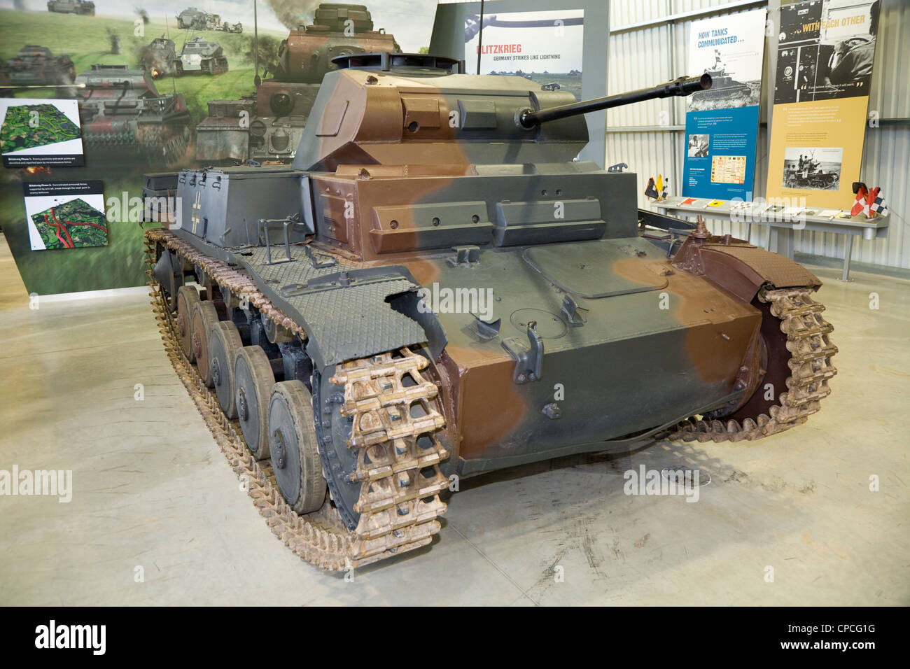 German Panzer II / 2 Tank at The Tank Museum, Bovington, Dorset UK ...