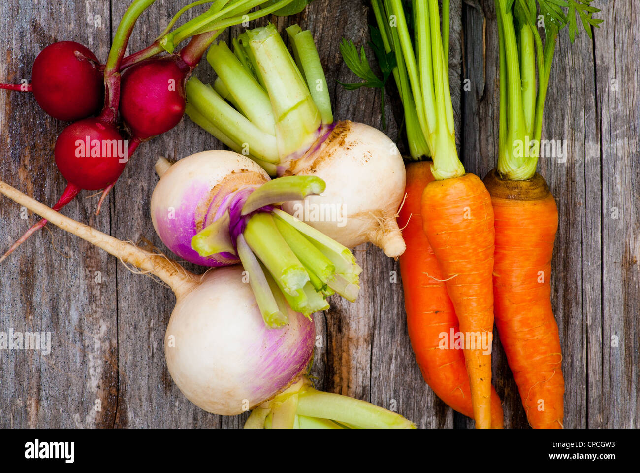 Fresh Root Vegetables Stock Photo Alamy