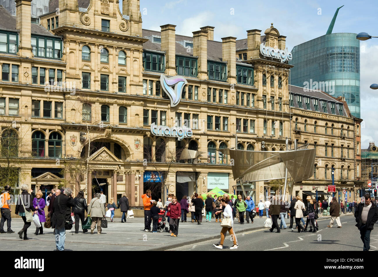 Exchange Square ,Manchester Stock Photo