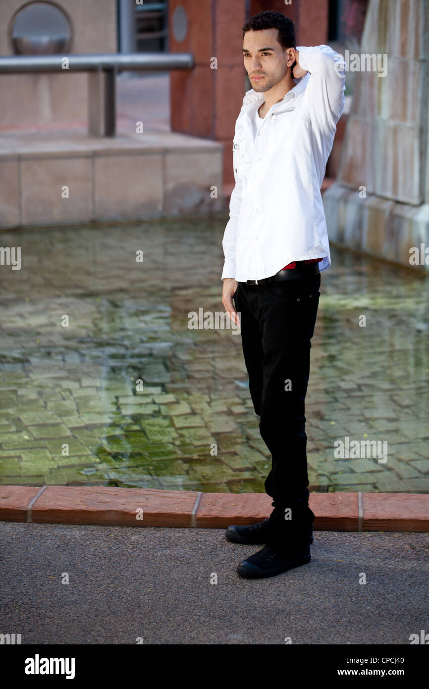 Attractive Young Man Stock Photo - Alamy