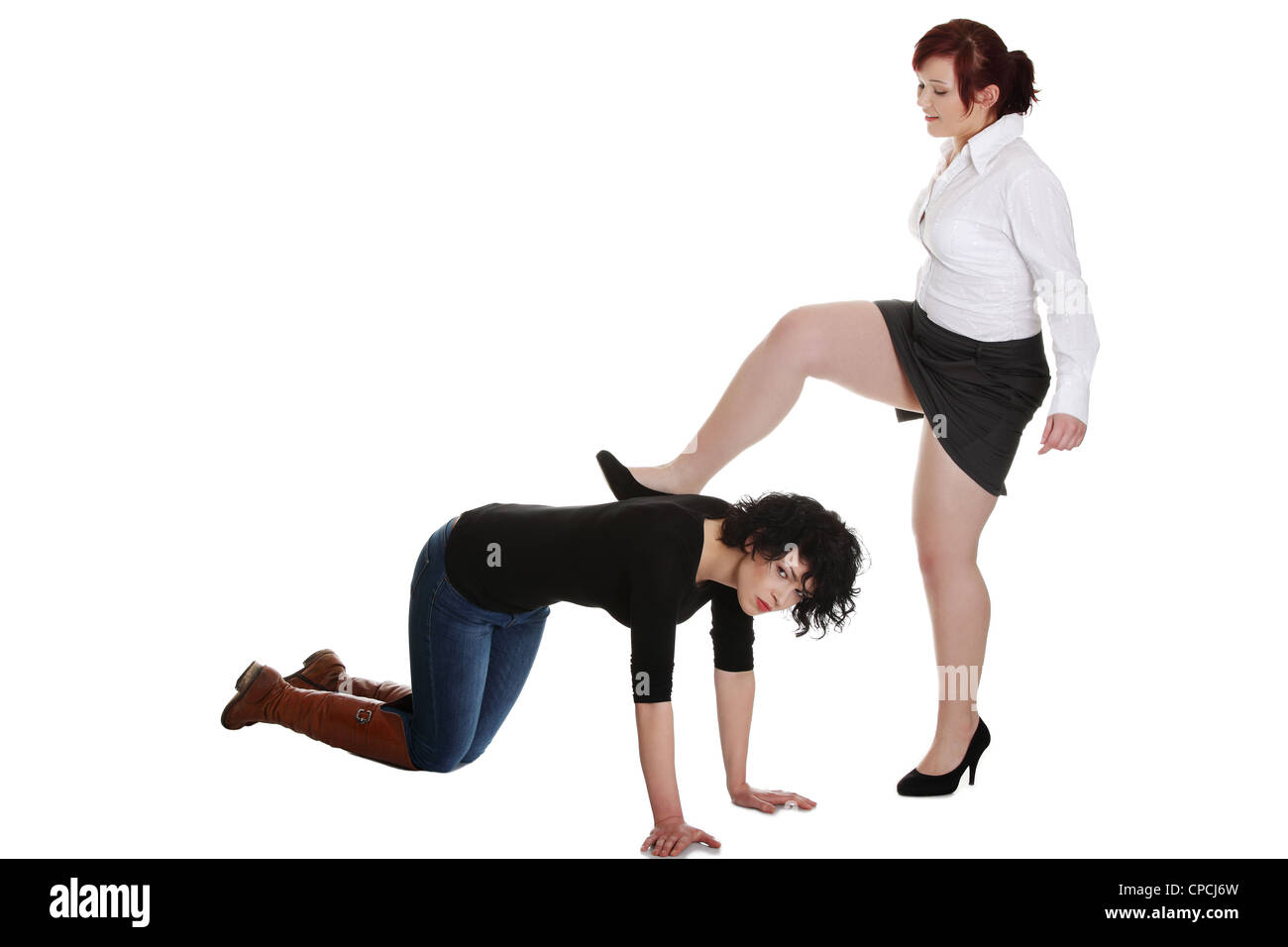 Business Female Kick Stock Photos & Business Female Kick Stock Images