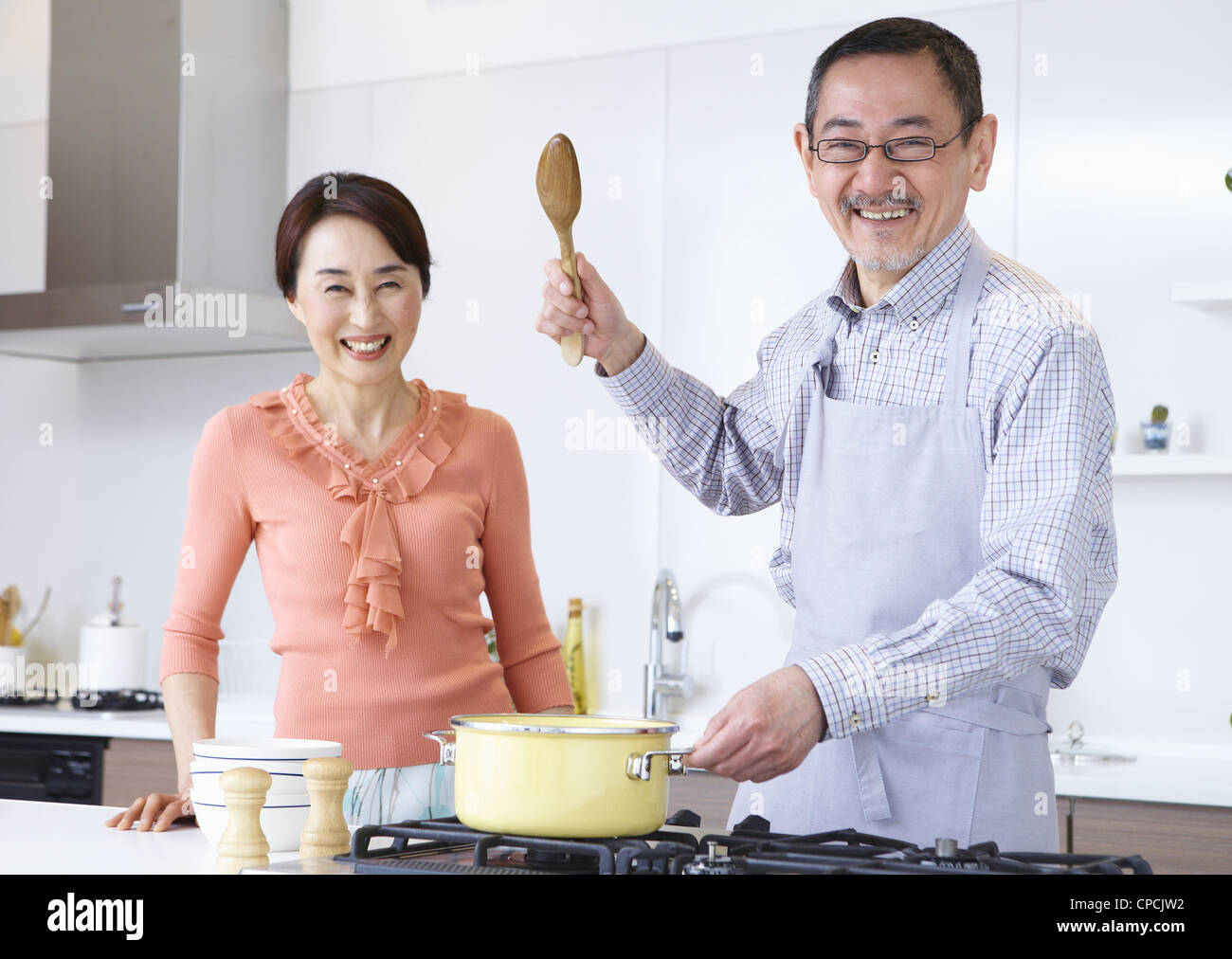 Woman hold spoon watch hi-res stock photography and images - Alamy