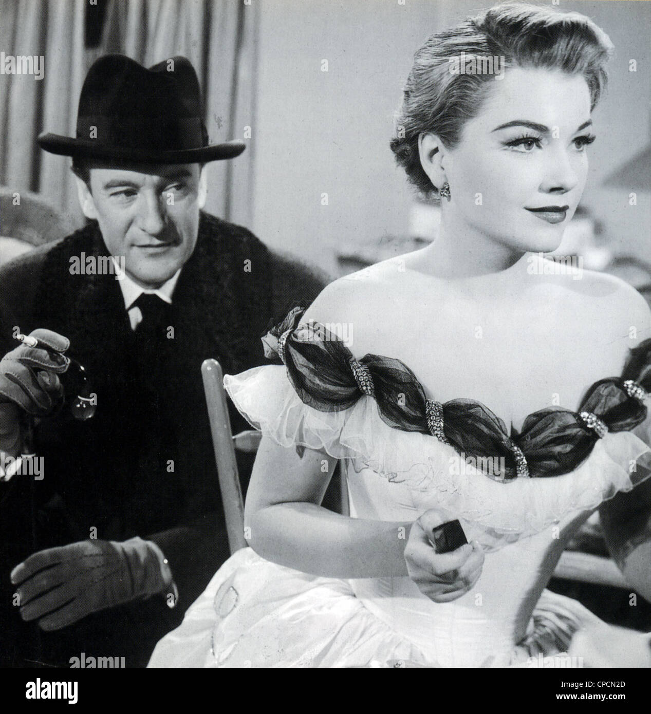 ALL ABOUT EVE 1950 TCF film with George Sanders as Addison DeWitt and Anne  Baxter as Eve Harrington Stock Photo - Alamy