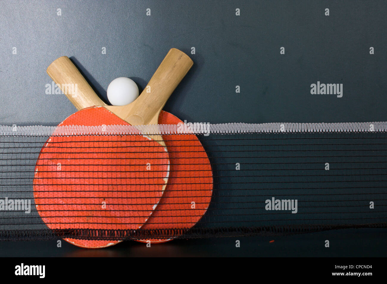 Pinball Sport Racket Table, raquets and ball of pingpong sport Stock Photo - Alamy