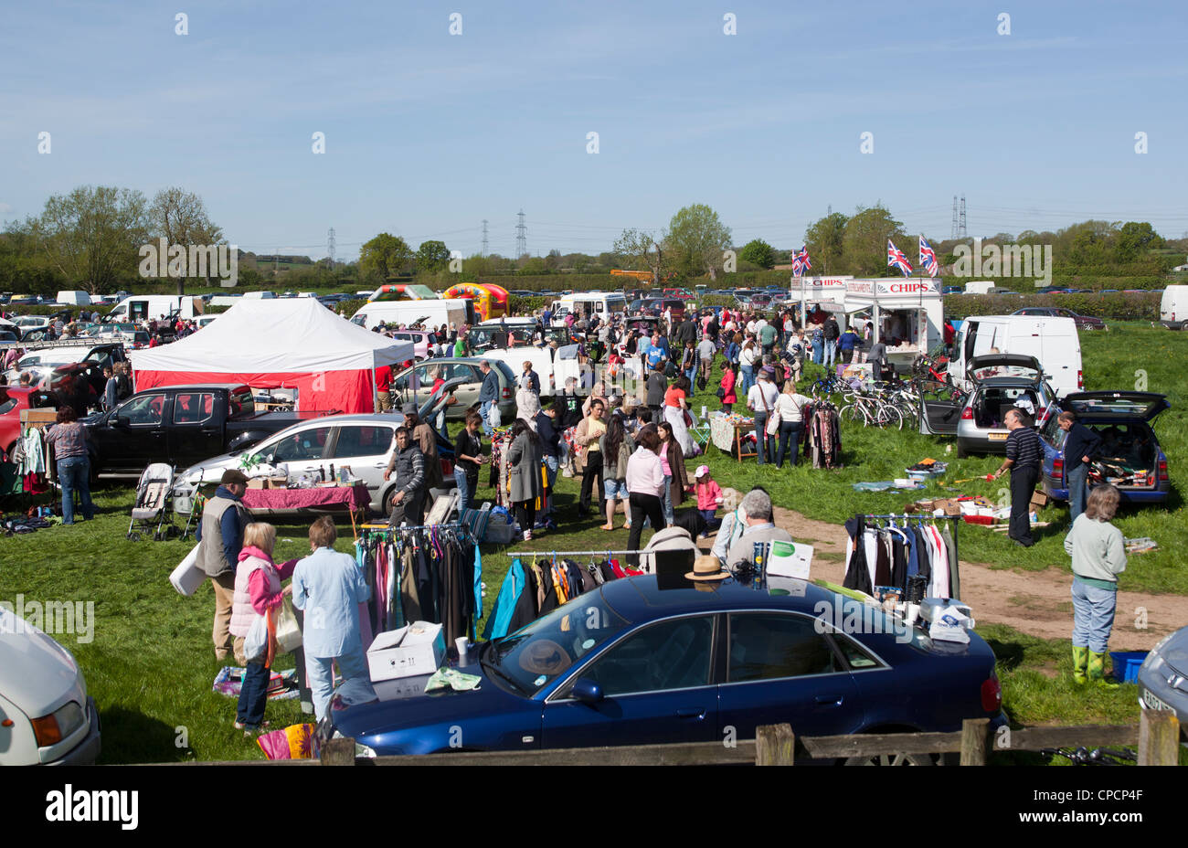 Lacock car boot sale hi-res stock photography and images - Alamy