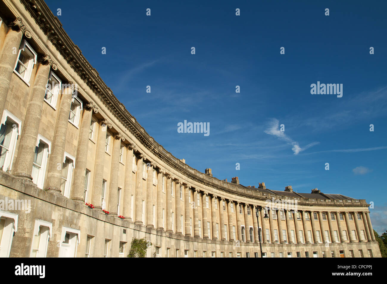 houses in Royal Crescent, Bath, England Stock Photo Alamy