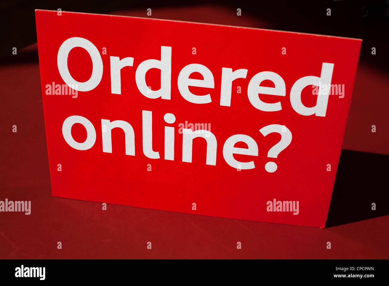 Online order Stock Photo