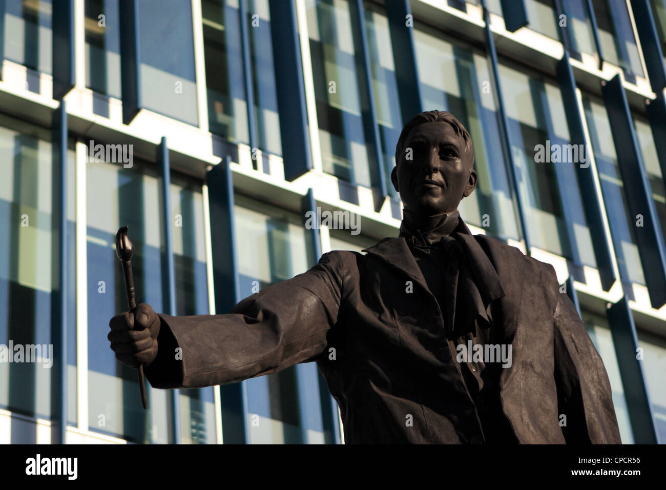 Monument to the Unknown Artist by Greyworld, Sumner Street, Southwark, London, England, UK. Stock Photo