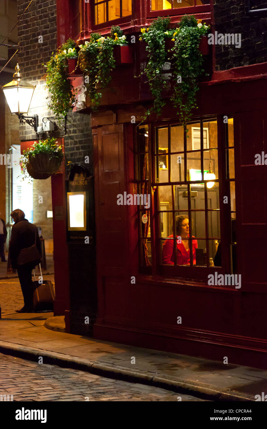 The Anchor Bankside pub Southwark, London, UK Stock Photo Alamy