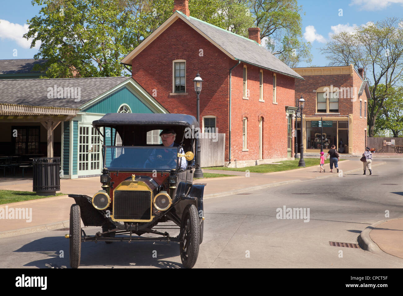 Ford Model T at Greenfield Village, Dearborn, Detroit, Michigan Stock