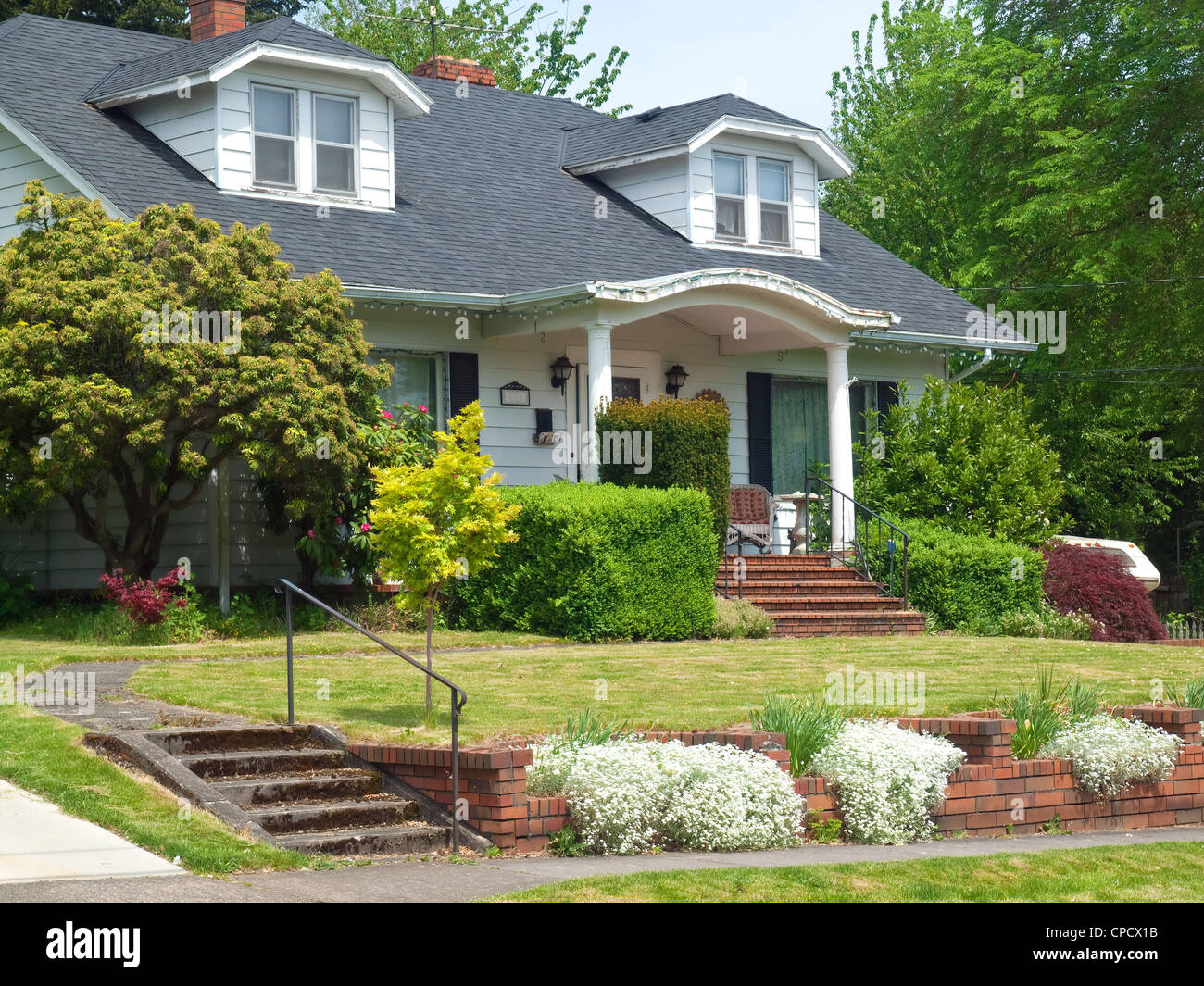 Springtime in A Gresham neighborhood, Oregon Stock Photo - Alamy