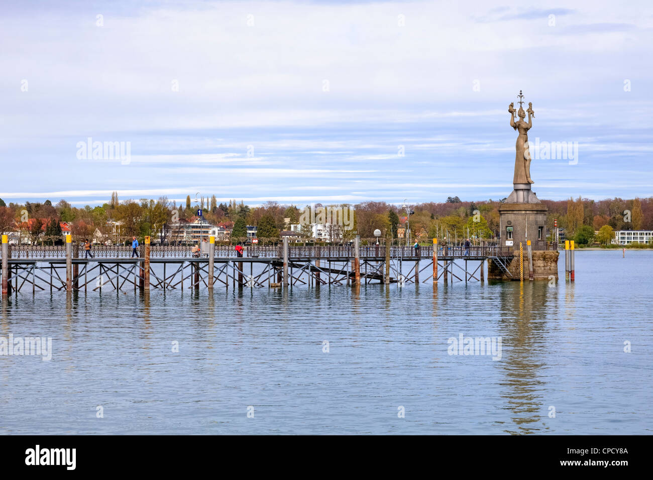 Port, Konstanz, Baden-Wurttemberg, Germany Stock Photo