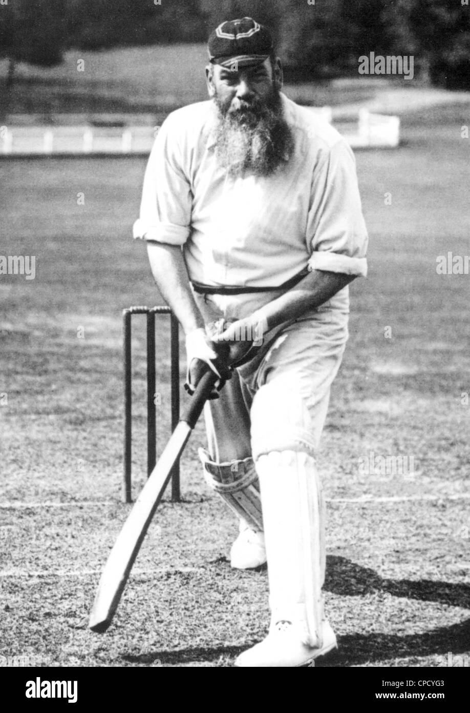 WILLIAM (W.G.) GRACE (1848-1915) English amateur cricketer about 1895 Stock Photo