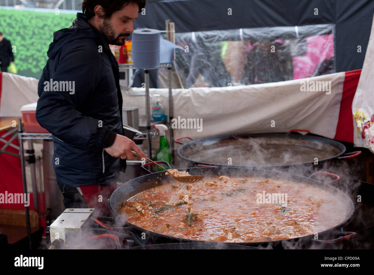 Eat Street Kings Cross London UK Stock Photo Alamy