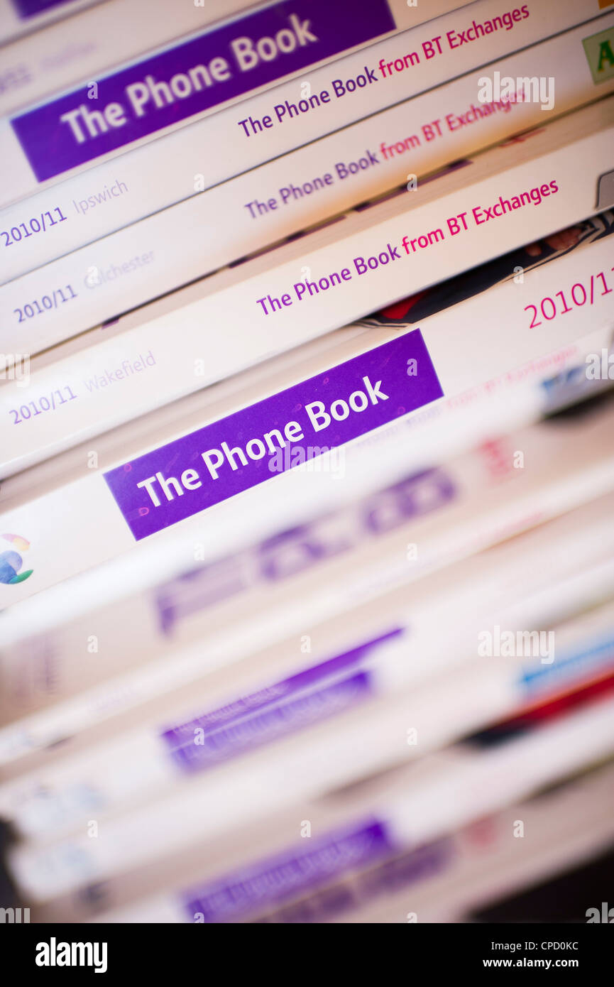 British Phone Book High Resolution Stock Photography And Images Alamy