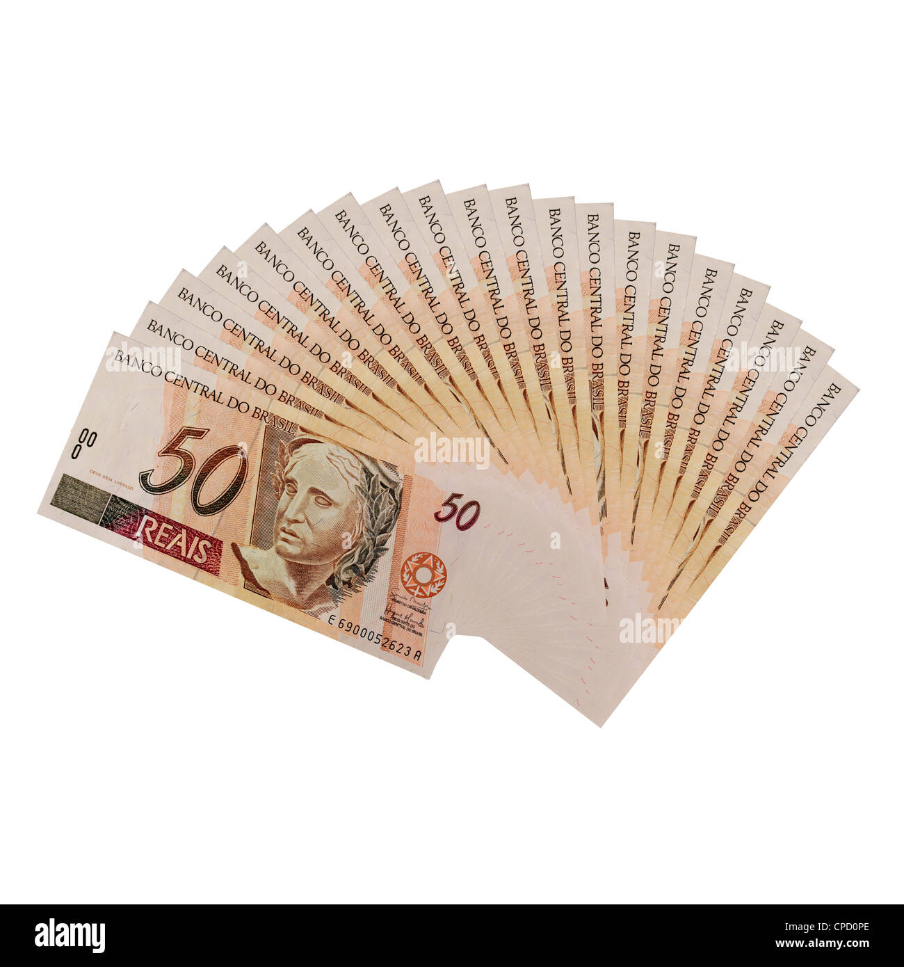 50 Reais notes, Currency of Brazil Stock Photo - Alamy