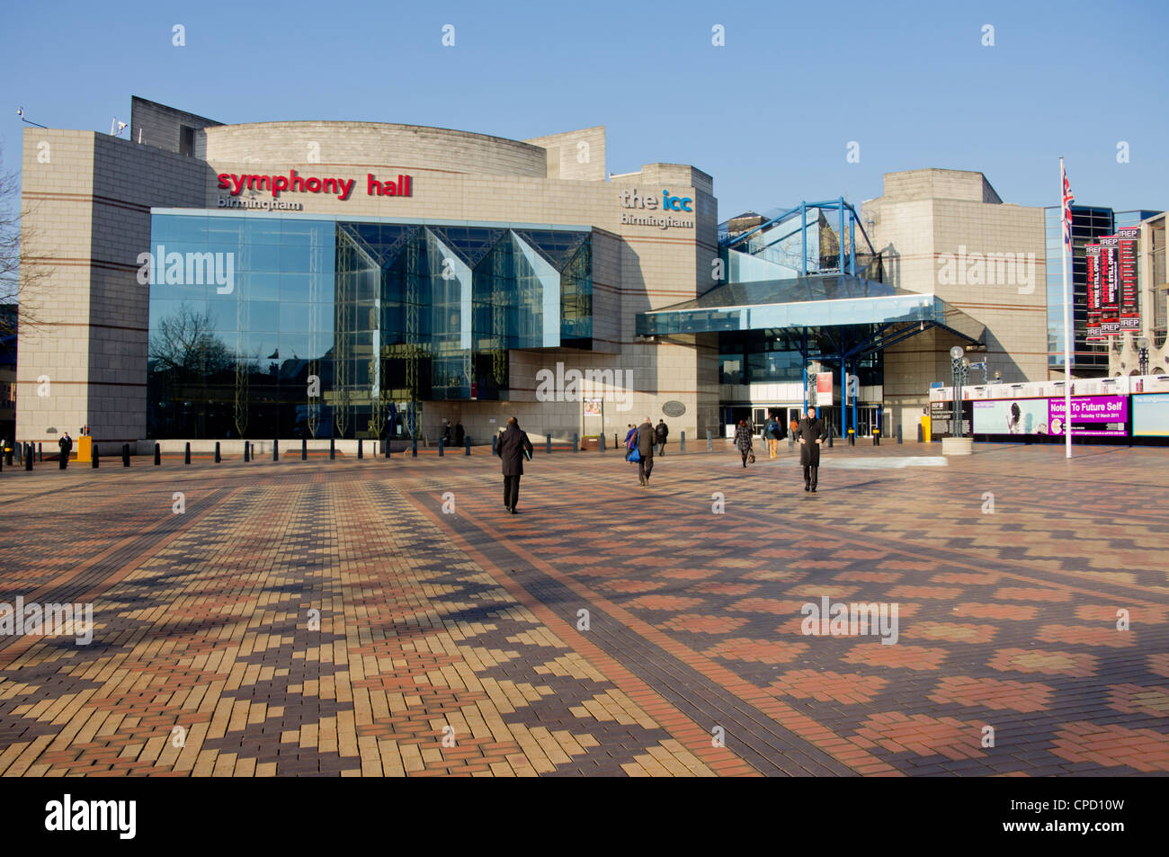 Symphony Hall ICC, Birmingham, Midlands, England, United Kingdom, Europe Stock Photo