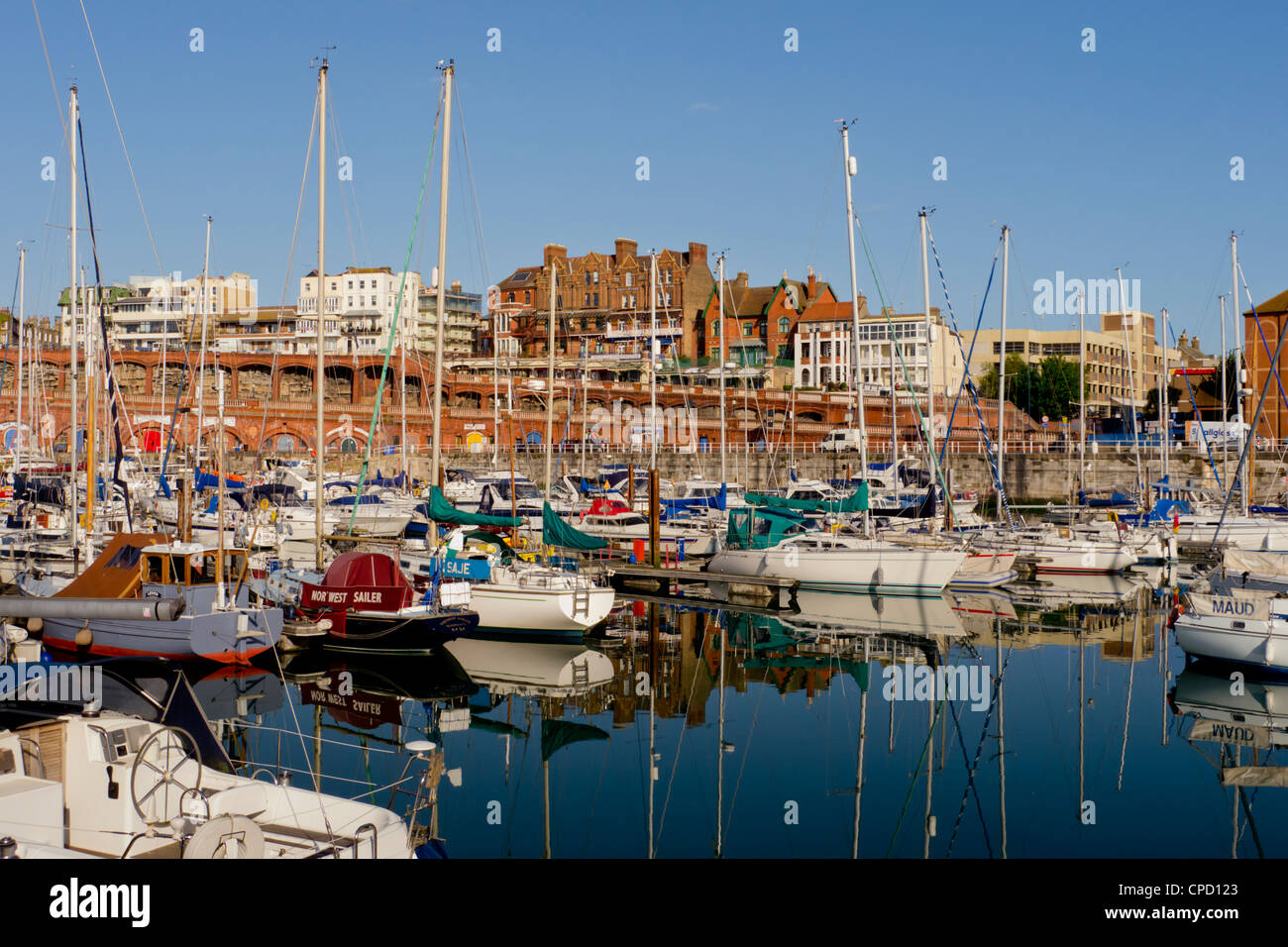 Ramsgate harbour, Thanet, Kent, England, United Kingdom, Europe Stock ...
