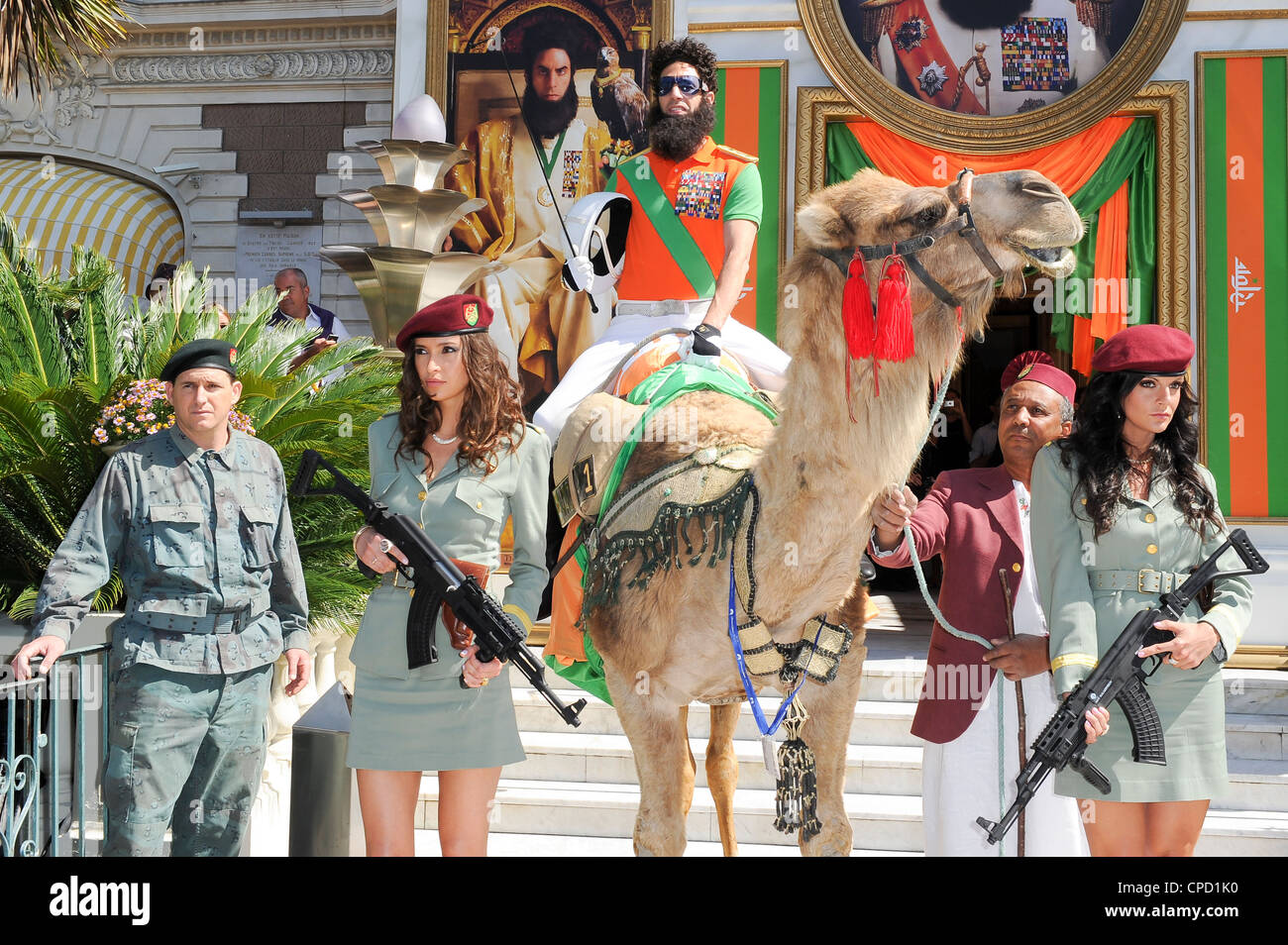 Sacha Baron Cohen poses during a photo call for The Dictator at the 65th international film festival, in Cannes. Stock Photo