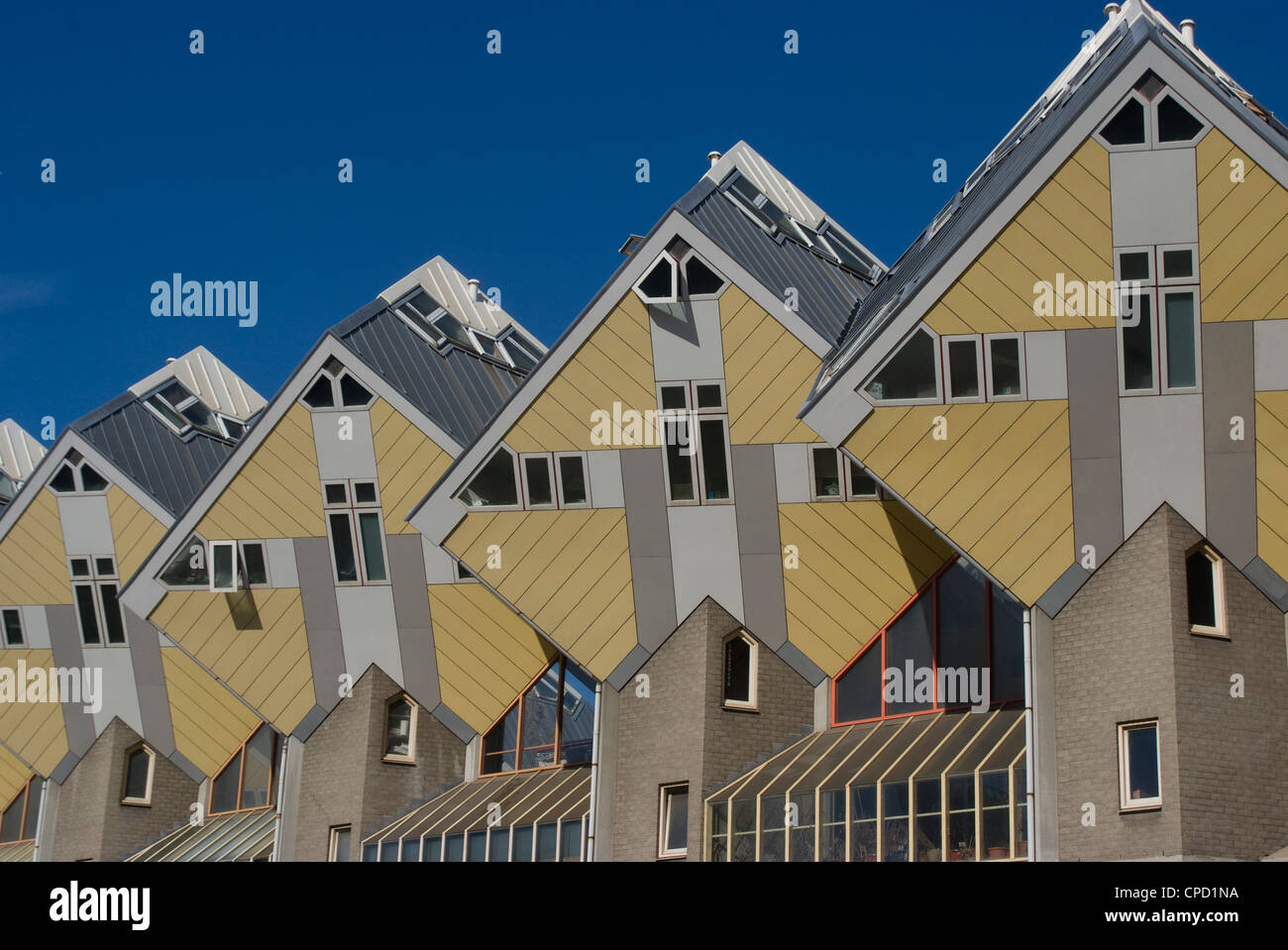 Cubic House (Kubuswoningen), designed by Piet Blom, Rotterdam, Netherlands, Europe Stock Photo