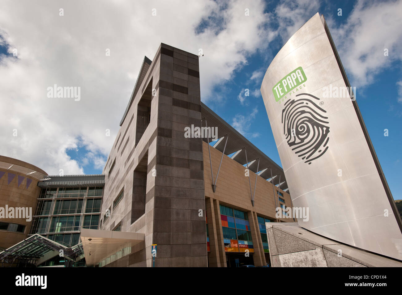 Te Papa museum, Wellington, North Island, New Zealand, Pacific Stock Photo