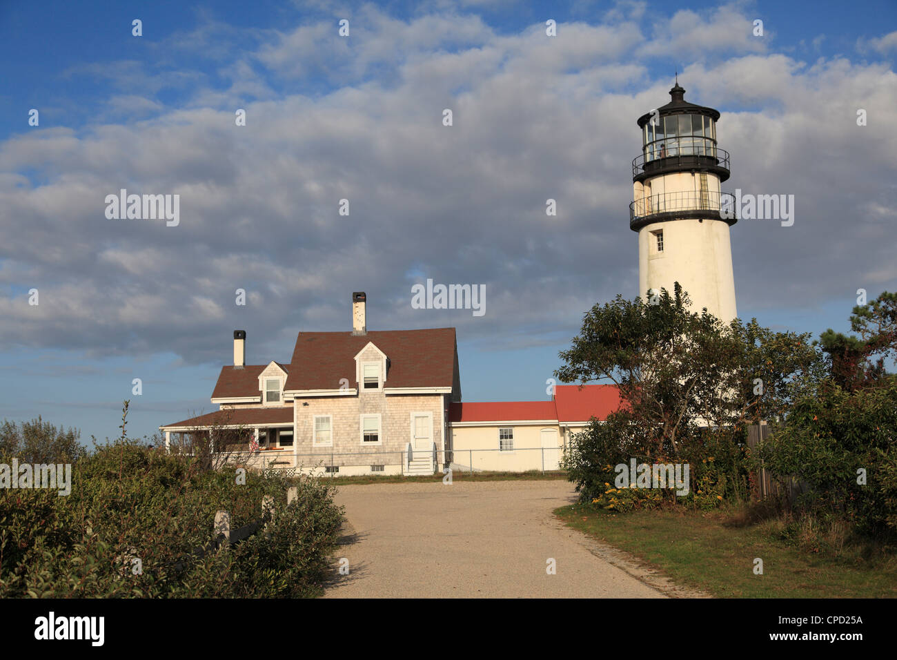 Cape Cod Highland Lighthouse, Highland Light, Cape Cod, North Truro ...