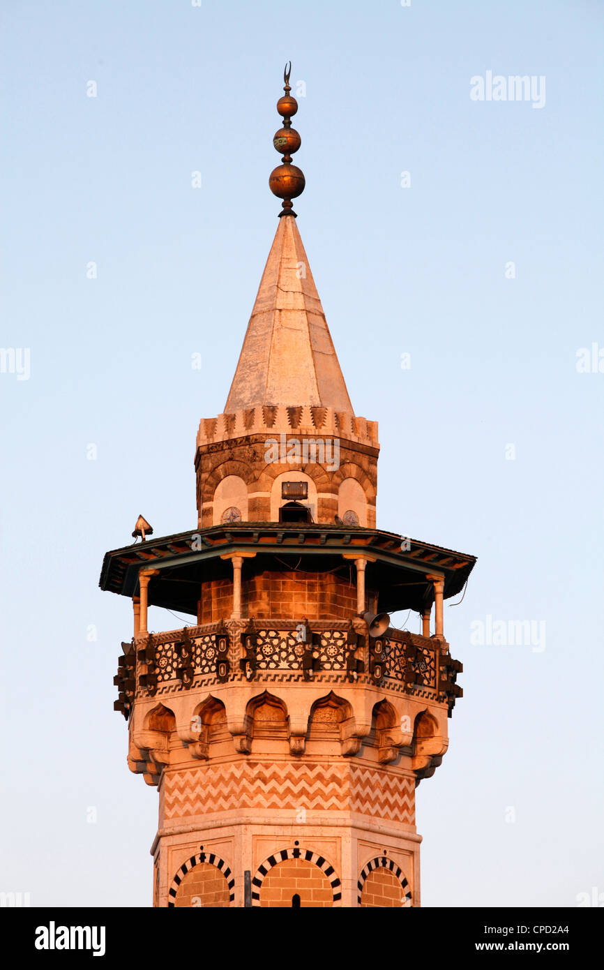 Minaret, Tunis, Tunisia, North Africa, Africa Stock Photo