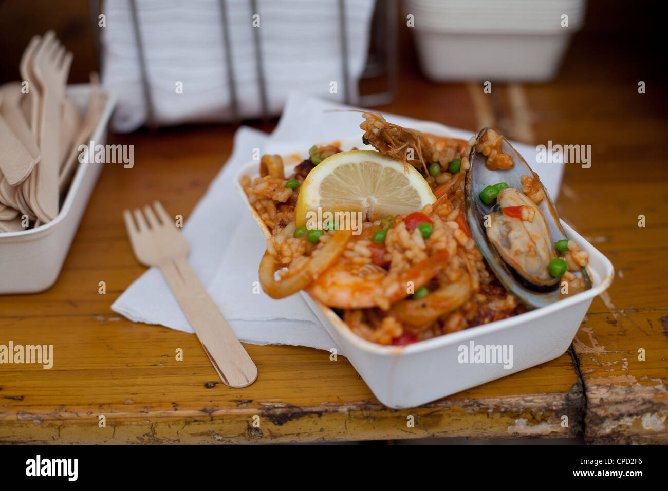 Eat Street Kings Cross London UK Stock Photo Alamy