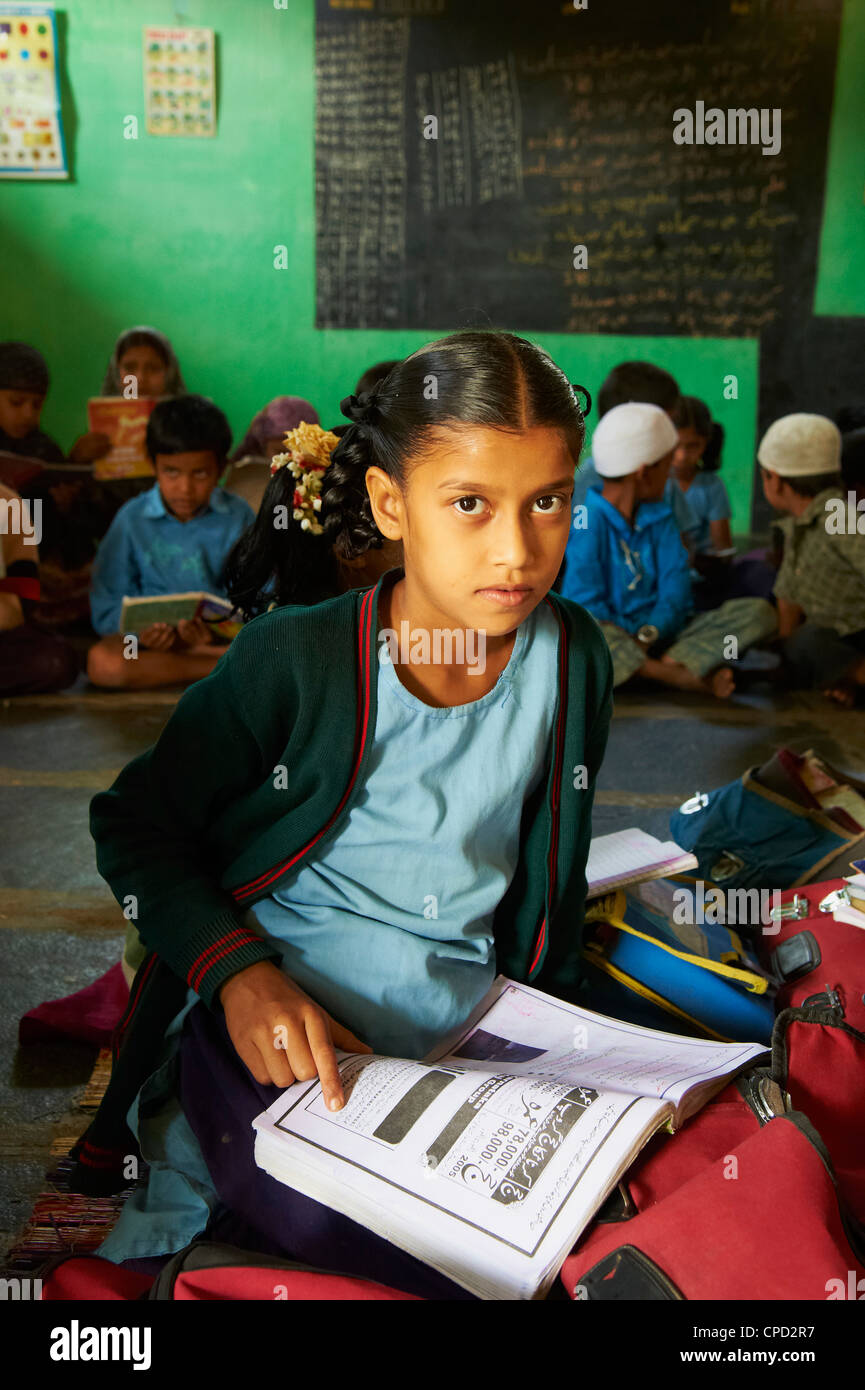 Primary school, Mysore, Karnataka, India, Asia Stock Photo