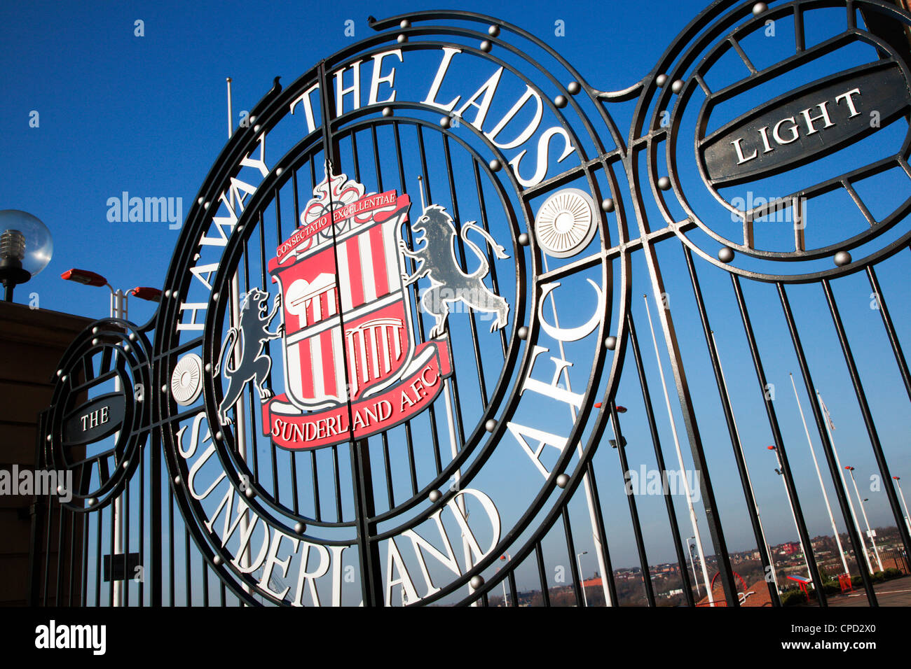Haway The Lads Gate at The Stadium of Light, Sunderland, Tyne and Wear,  England, United Kingdom, Europe Stock Photo - Alamy