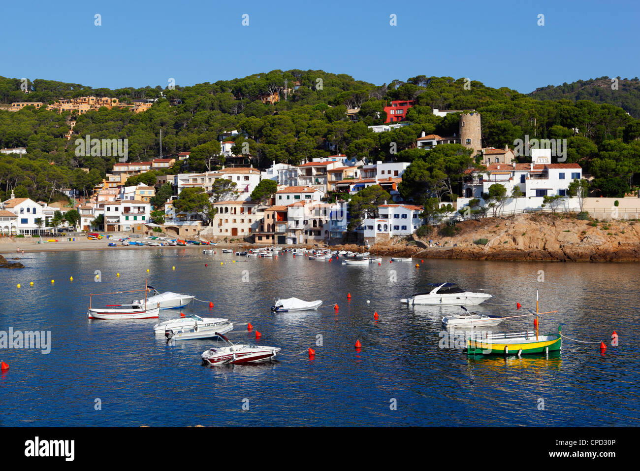 Sa Tuna, near Begur, Costa Brava, Catalonia, Spain, Mediterranean, Europe Stock Photo