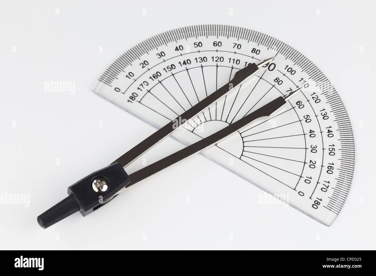 Goniometer and callipers Stock Photo