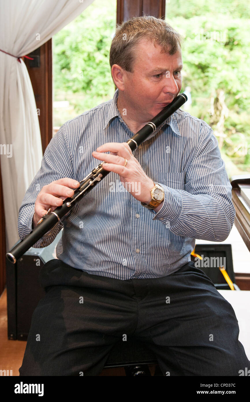 Eamonn Cotter flute player and maker, Ireland Stock Photo Alamy