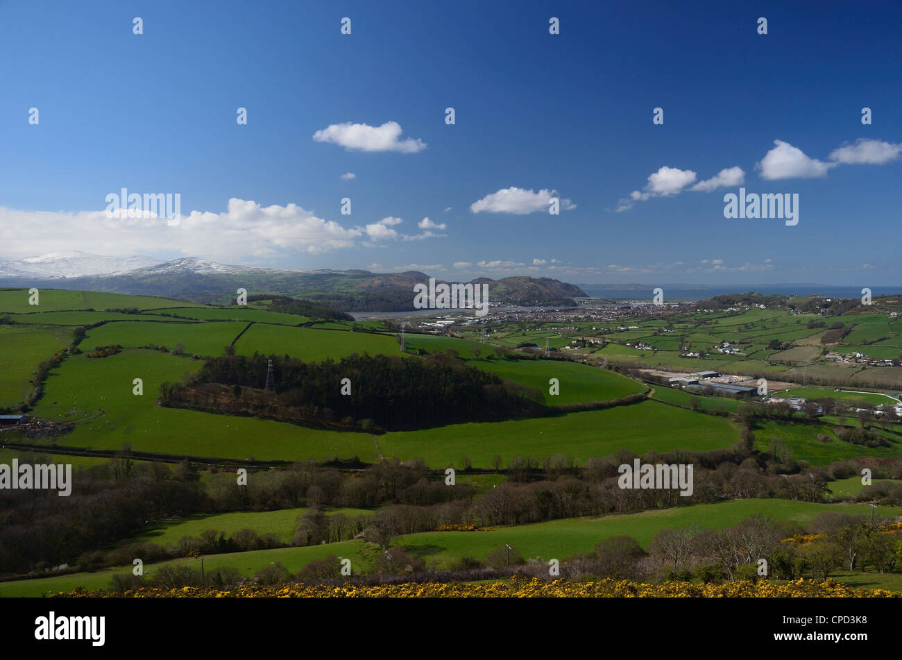 Country side scene in North Wales Stock Photo