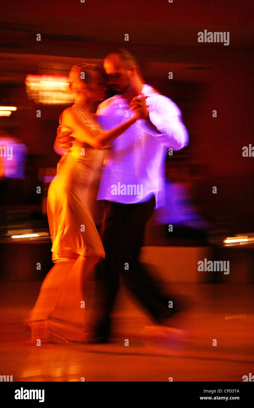 Ballroom Dance tango dancers Stock Photo