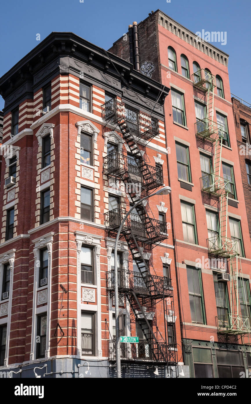 Building Facades, SoHoCast Iron Historic District, NYC Stock Photo Alamy
